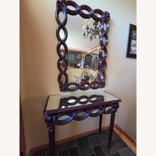 Used Console Table With Matching Mirror for sale on AptDeco