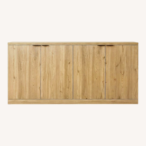 Used Light Brown Wood Credenza for sale on AptDeco