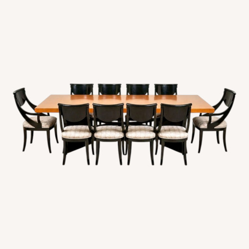 Used Custom Made Dining Table With 8 Chairs for sale on AptDeco