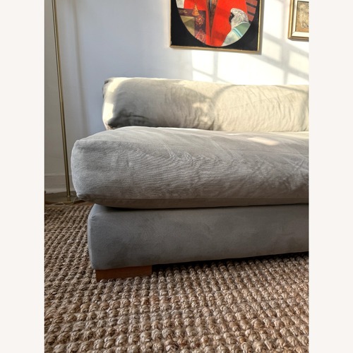 Used CB2 Piazza Light Gray 3+ Seater Sofa for sale on AptDeco