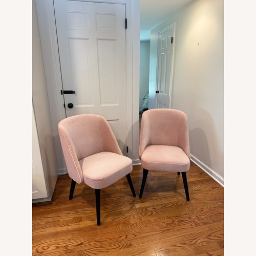 Used Room & Board Pink Velvet Accent Chairs for sale on AptDeco