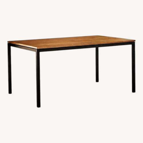 Used West Elm Natural Wood Dining Set for sale on AptDeco