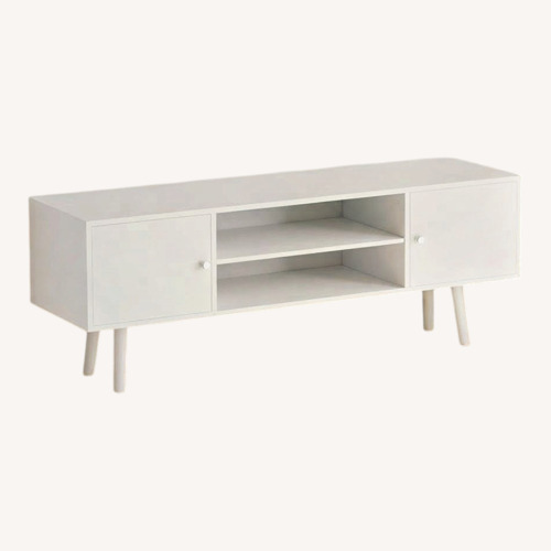 Used Cozy Castle White Media Storage for sale on AptDeco