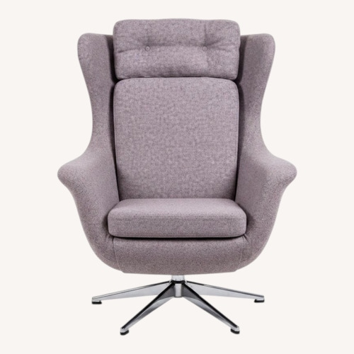Used Modern High-Back Swivel Lounge Chair for sale on AptDeco