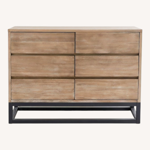 Used Mid-Century Modern Distressed Wooden Dresser for sale on AptDeco