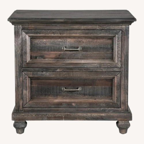 Used Calistoga Dark Brown Wood Nightstands for sale on AptDeco