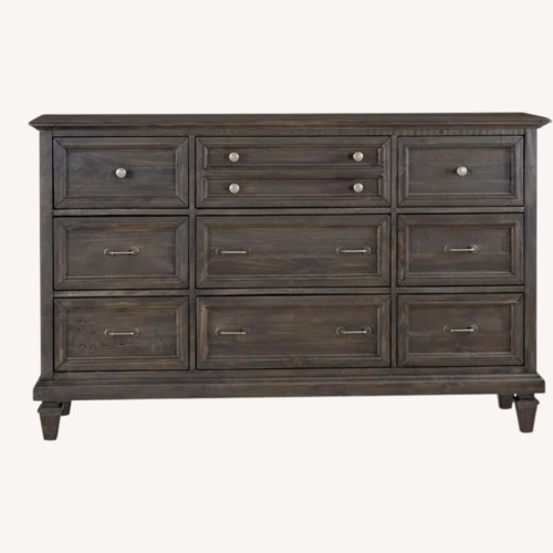Used Calistoga Dark Brown Wood Dresser for sale on AptDeco