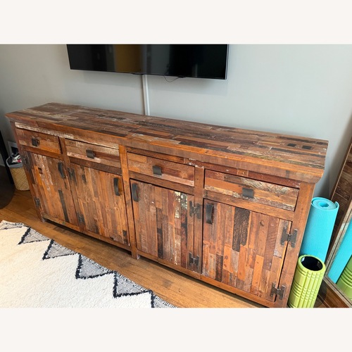 Used Vintage/Antique Finds Dark Brown Wood Dresser for sale on AptDeco