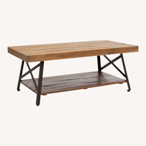 Used Natural Wood Coffee Table for sale on AptDeco