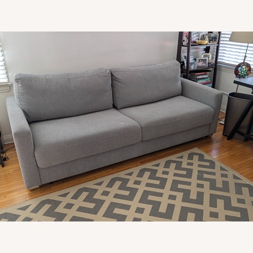 Used Light Gray Fabric Sleeper Sofa for sale on AptDeco