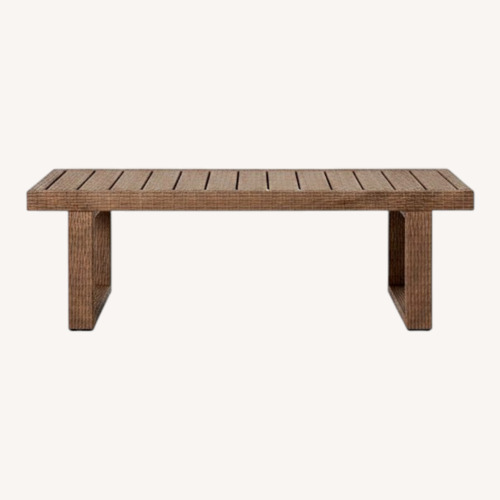 Used West Elm Portside Outdoor Coffee Table for sale on AptDeco
