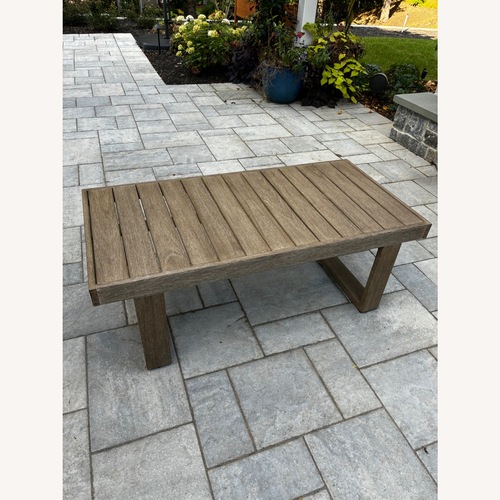 Used West Elm Portside Outdoor Coffee Table for sale on AptDeco