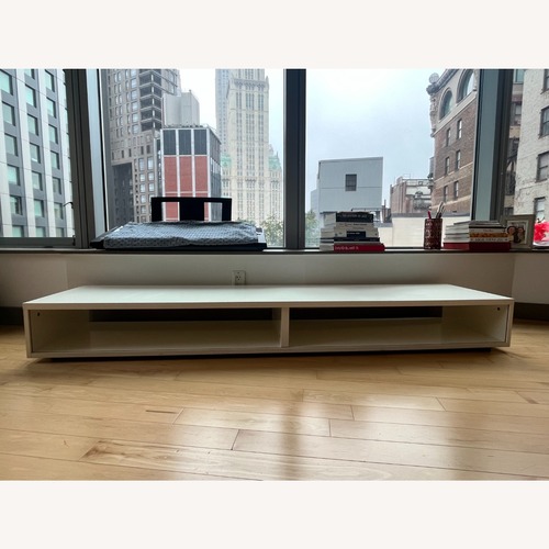 Used White Wood Media Storage for sale on AptDeco
