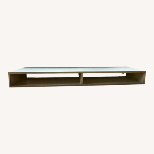 Used White Wood Media Storage for sale on AptDeco