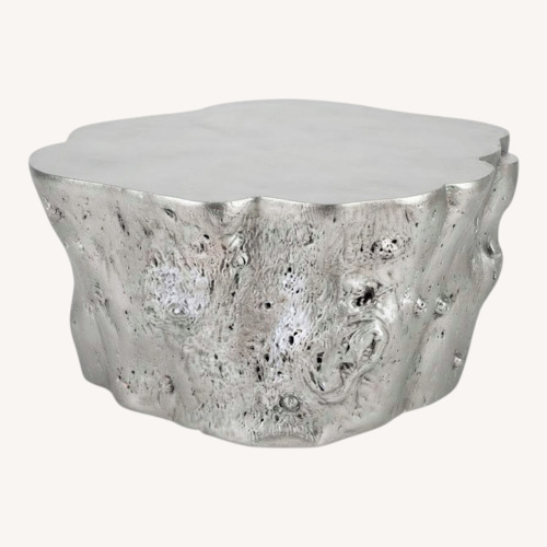 Used ABC Home Silver Tree Trunk Coffee Table for sale on AptDeco