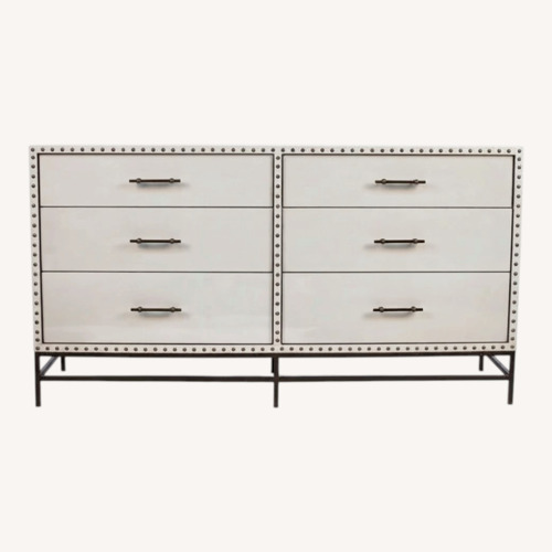 Used West Elm Nailhead 6-Drawer Dresser for sale on AptDeco