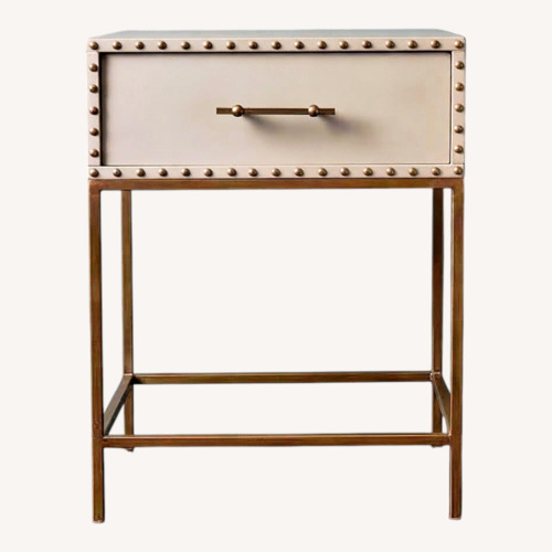 Used West Elm Nailhead 6 Night Table for sale on AptDeco