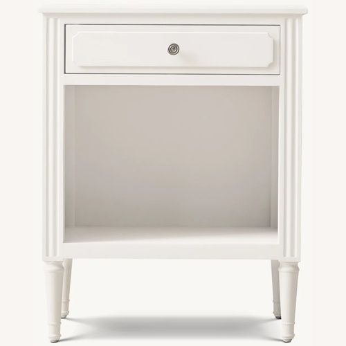 Used Restoration Hardware Teen White Marcelle Wood Nightstands for sale on AptDeco