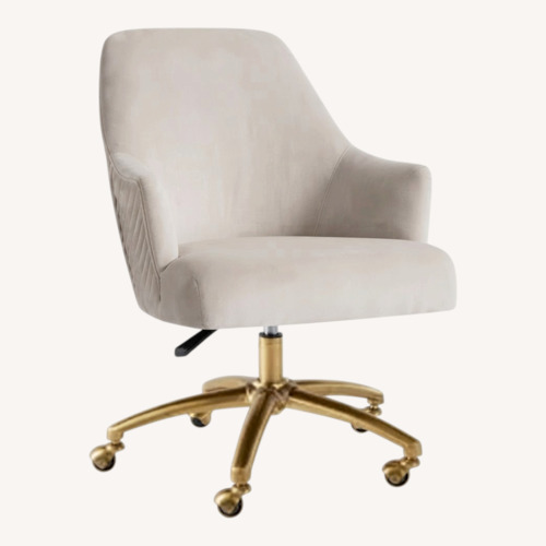 Used Pottery Barn Teen Dark Gray Fabric Office Chair for sale on AptDeco