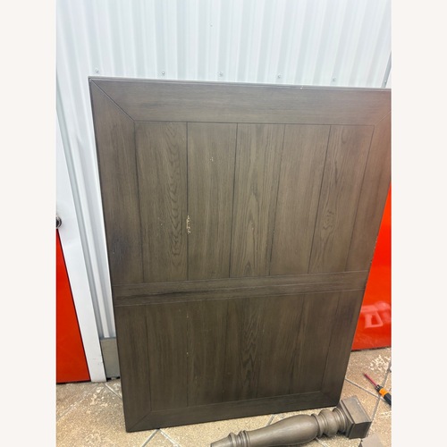Used Dark Grey Dining Table for sale on AptDeco