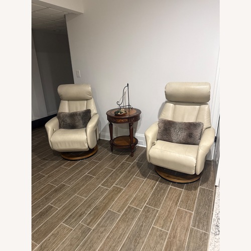 Used Dove White Recliners  for sale on AptDeco