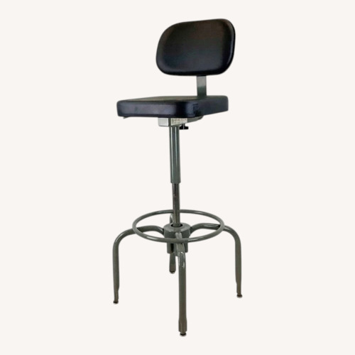Used Vintage Industrial Adjustable Drafting Stool for sale on AptDeco