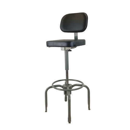 Used Vintage Industrial Adjustable Drafting Stool for sale on AptDeco