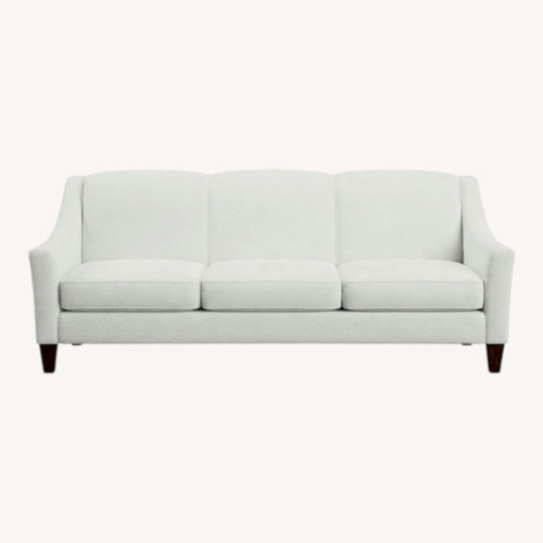 Used White Fabric 3+ Seater Sofa for sale on AptDeco