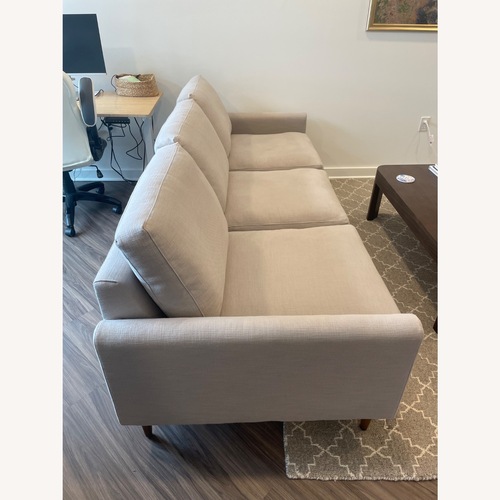 Used Medley 91” Solid Wood Lala Sofa in Natural Latex ($4K value) for sale on AptDeco