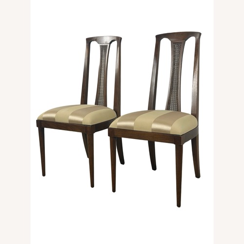 Used Pair of MCM High-Back Cane Dining Chairs for sale on AptDeco