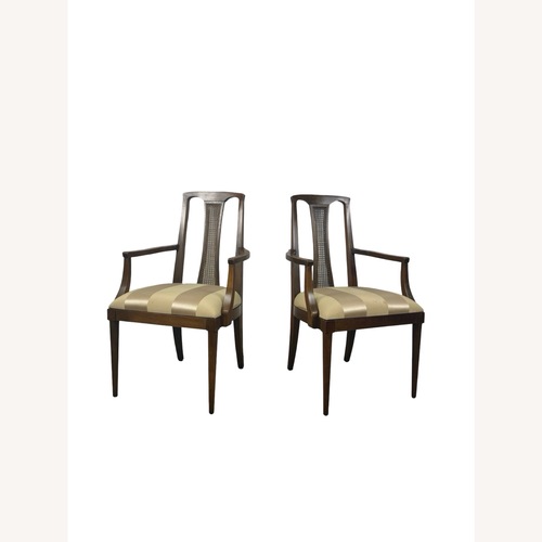 Used Pair of MCM High-Back Cane Dining Armchairs for sale on AptDeco