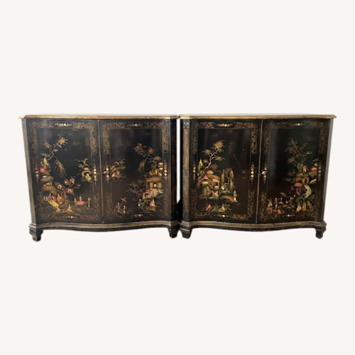Used Vintage/Antique Finds Dark Brown Wood Chest for sale on AptDeco