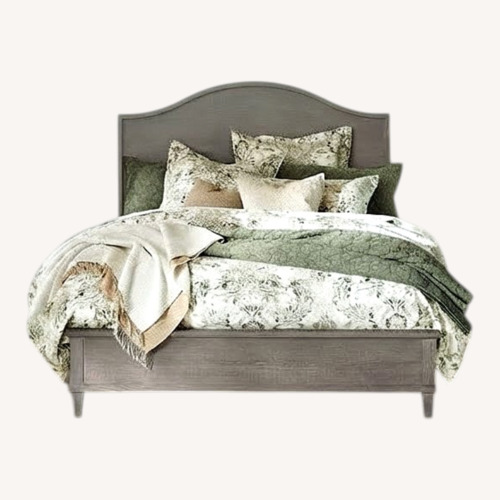 Used Ethan Allen Clermont Curved Queen Bed for sale on AptDeco