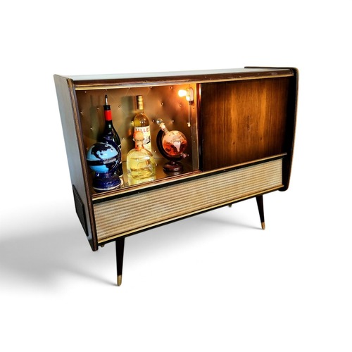 Used Vintage/Antique Finds Dark Brown Bar Cart for sale on AptDeco