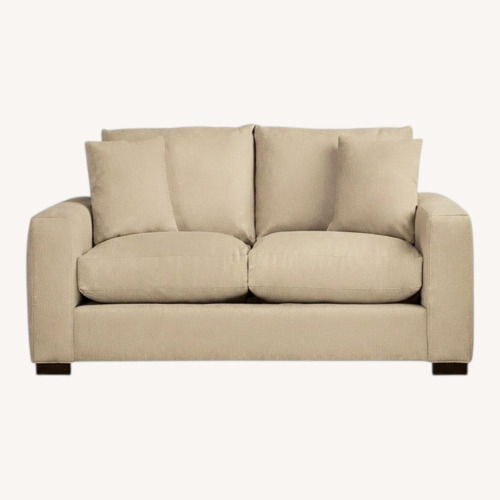 Used Room & Board Metro Light Brown Fabric 2 Seater Sofa for sale on AptDeco