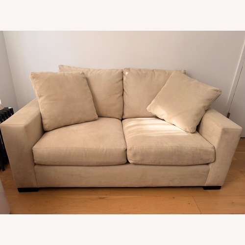 Used Room & Board Metro Light Brown Fabric 2 Seater Sofa for sale on AptDeco
