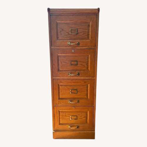 Used Fully Wood Filing Cabinet for sale on AptDeco