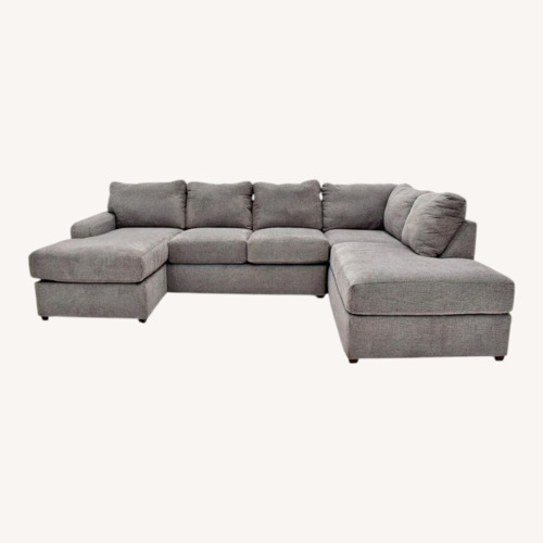 Used Lane Furniture Gray Sectional Sofa for sale on AptDeco