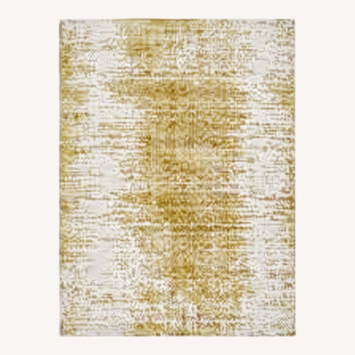 Used West Elm Alloy Green Wool Area Rug 6' x 9' for sale on AptDeco