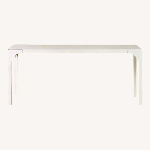 Used CB2 Aqua Virgo 72" Rectangular White Dining Table for sale on AptDeco