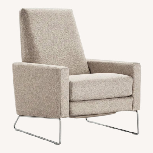 Used Design Within Reach Flight Natural Fabric Recliner for sale on AptDeco