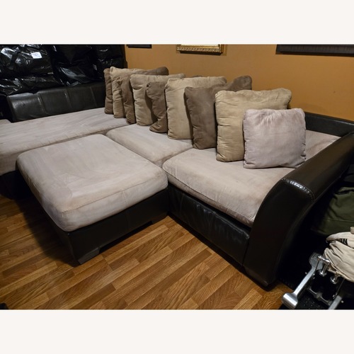 Used Ashley Furniture Light Brown 3+ Piece Sectional for sale on AptDeco