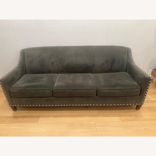 Used Dark Gray Fabric 3+ Seater Sofa for sale on AptDeco