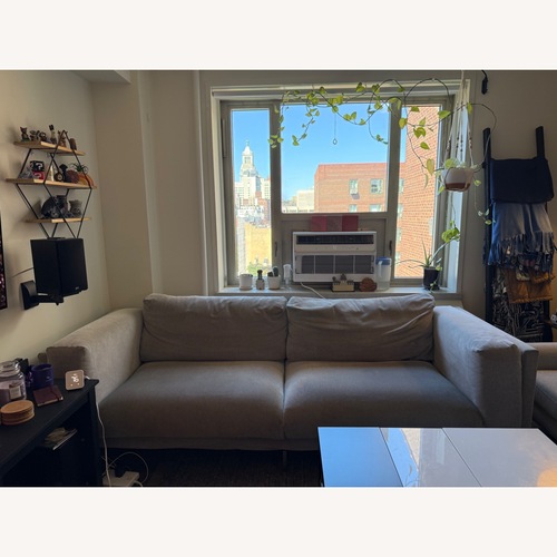 Used IKEA Nockeby Light Gray 3+ Seater Sofa for sale on AptDeco