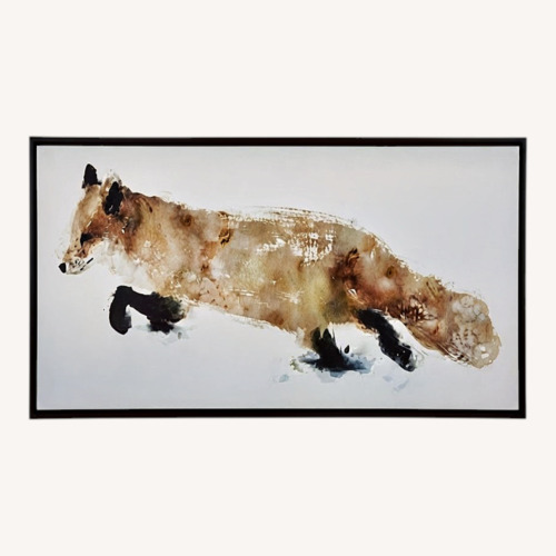 Used Crate & Barrel Fox Painting for sale on AptDeco