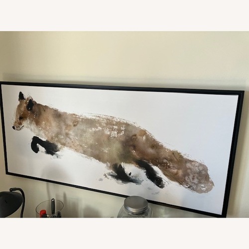 Used Crate & Barrel Fox Painting for sale on AptDeco