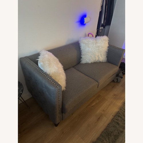 Used Wayfair Dark Gray 2 Seater Sofa for sale on AptDeco