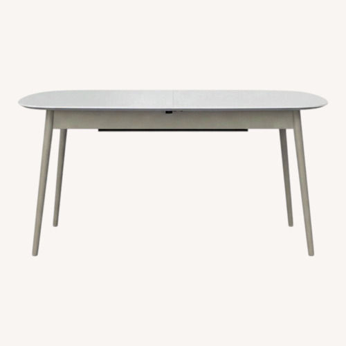 Used BoConcept Kingston White Leather Dining Set for sale on AptDeco