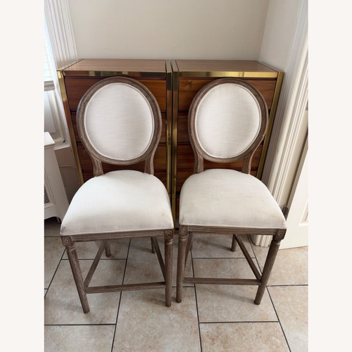 Used Restoration Hardware Classic Counter Stools - Set of 2 for sale on AptDeco