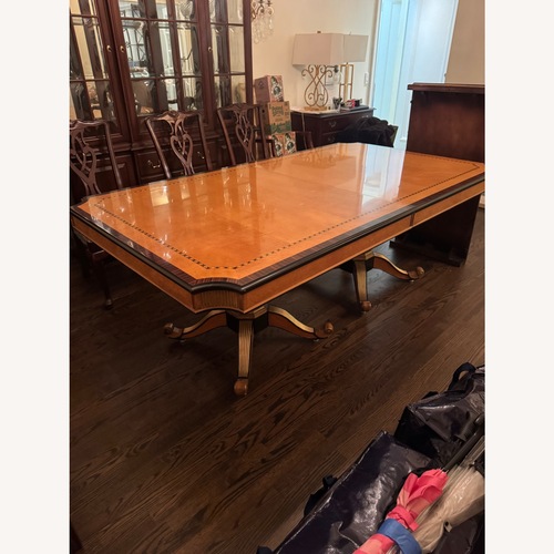Used Vintage/Antique Finds Light Brown Dining Table for sale on AptDeco